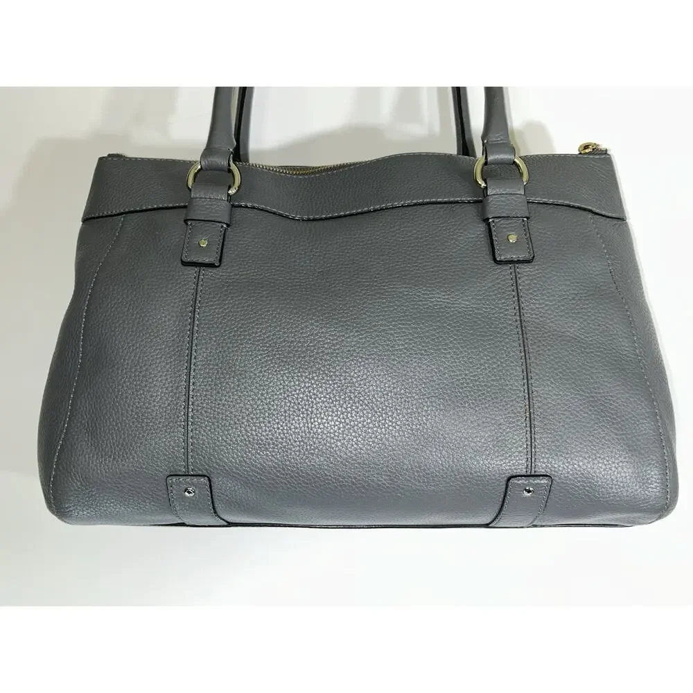 Kate Spade New York Berkshire Road Teegan Zip Gray Pebbled Leather 2016